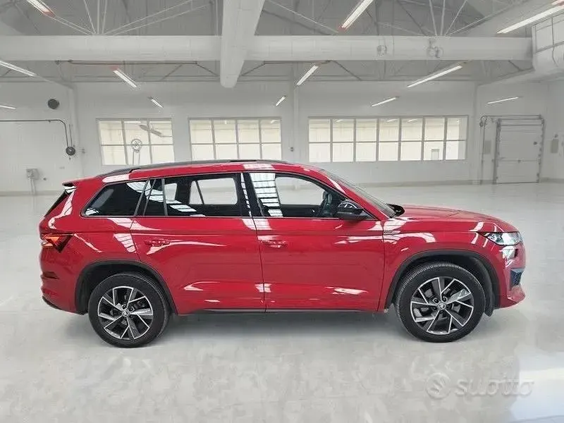 Usata Skoda Kodiaq SportLine 149 CV (109 kW) 2021 Rosso SUV