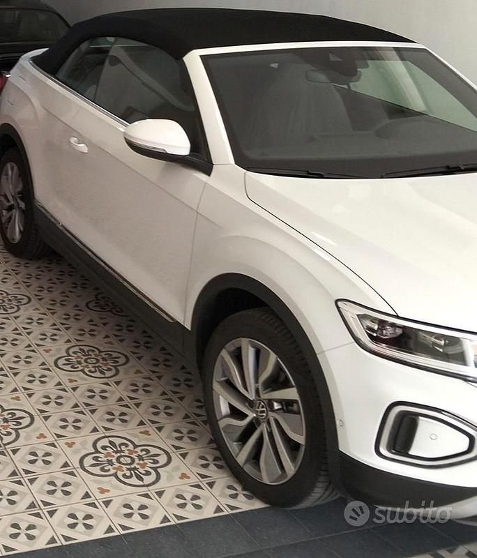 Usata VW T-Roc Cabriolet 116 CV (85 kW) 2023 Bianco Cabrio