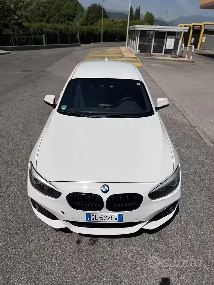 Usata BMW 118 M Sport 136 CV (100 kW) 2017 Bianco Utilitaria
