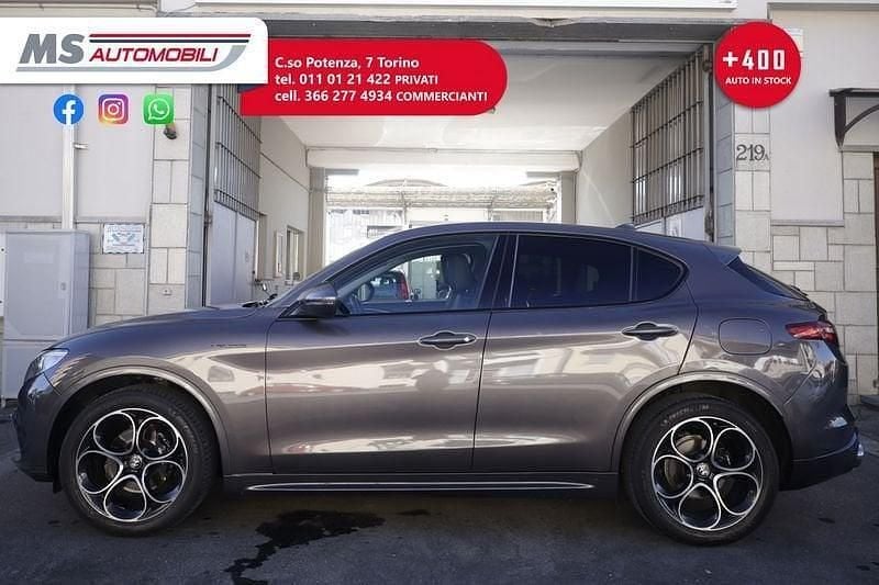 Usata Alfa Romeo Stelvio Veloce 210 CV (154 kW) 2020 Grigio scuro SUV