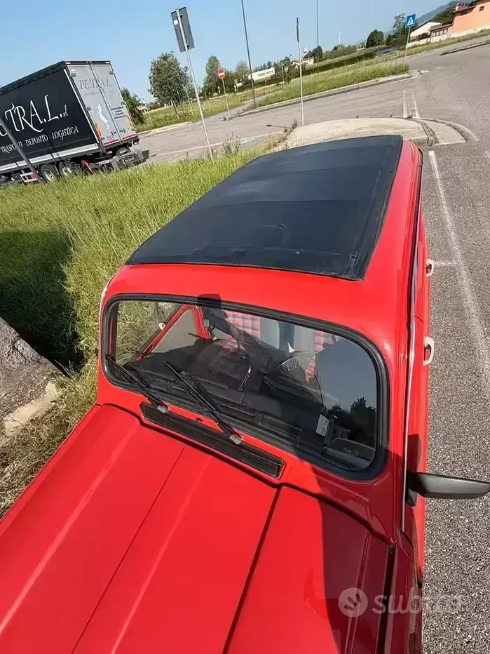 Usata Renault R4 34 CV (25 kW) 1985 Rosso Cabrio