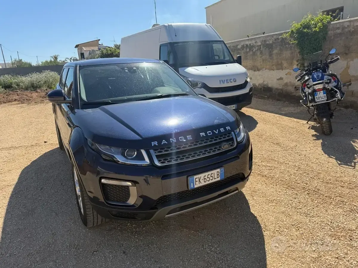 Begagnad Land Rover Range Rover evoque HSE 180 HK (132 kW) 2017 Blå Sportkupé