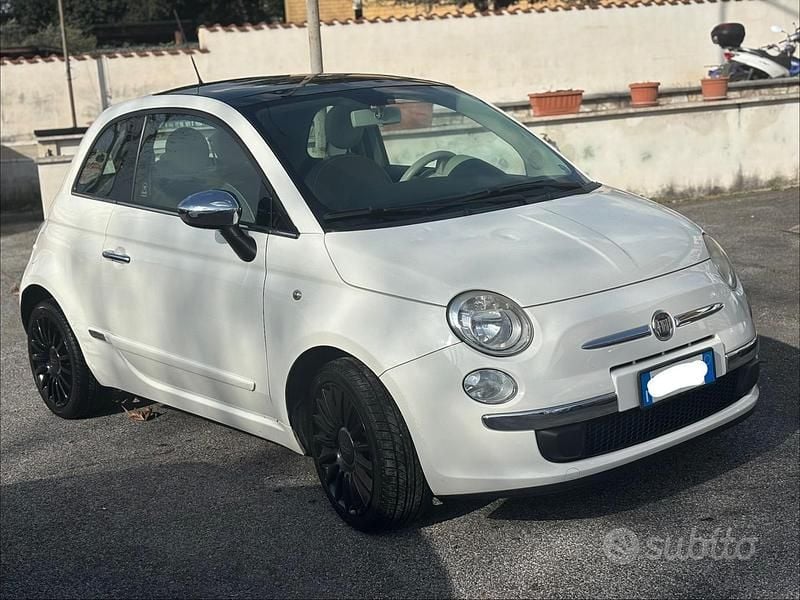 Usata Fiat 500 Lounge 69 CV (50 kW) 2008 Bianco Berlina