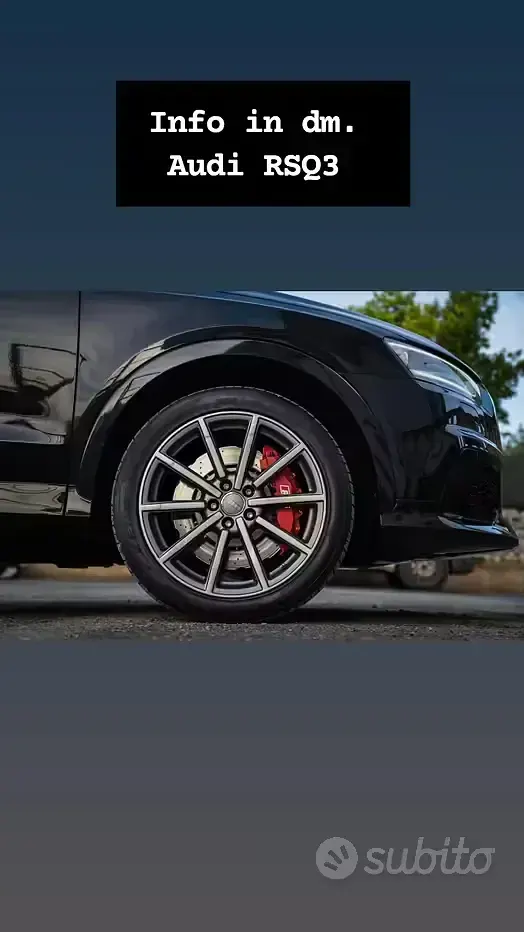 Usata Audi RS Q3 340 CV (250 kW) 2015 Nero SUV