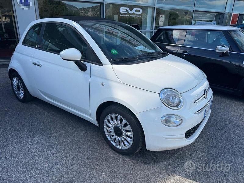 Usata Fiat 500C Dolcevita 69 CV (50 kW) 2020 Bianco Cabrio