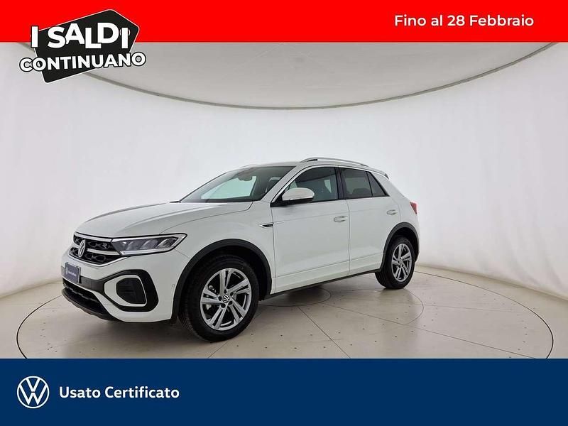 Usata VW T-Roc R-line 116 CV (85 kW) 2022 Pure white SUV