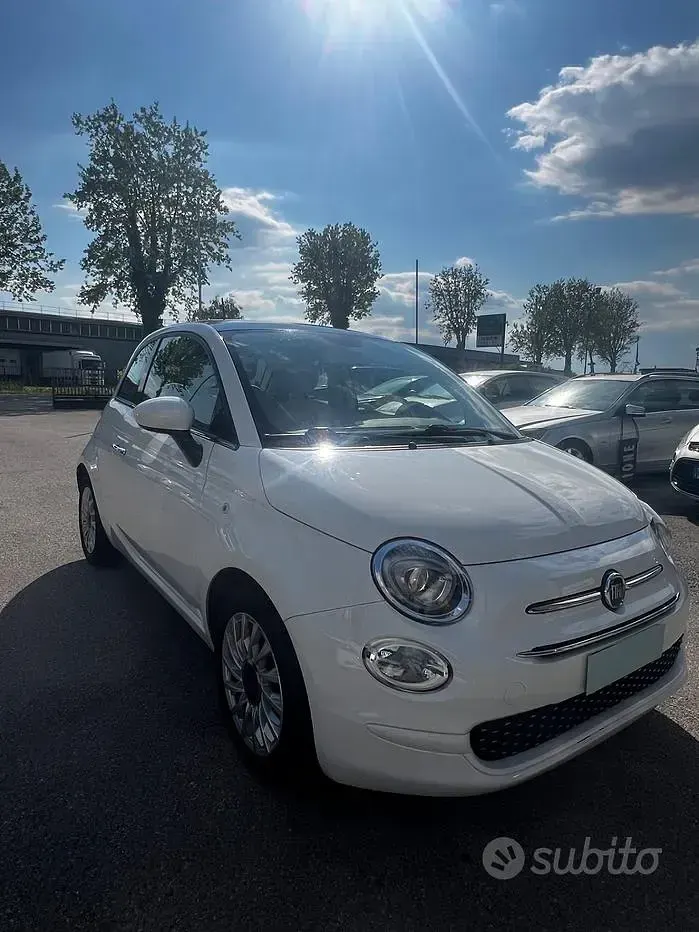 Usata Fiat 500 69 CV (50 kW) 2019 Bianco Utilitaria