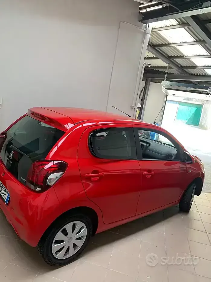 Usata Peugeot 108 72 CV (52 kW) 2020 Rosso Berlina