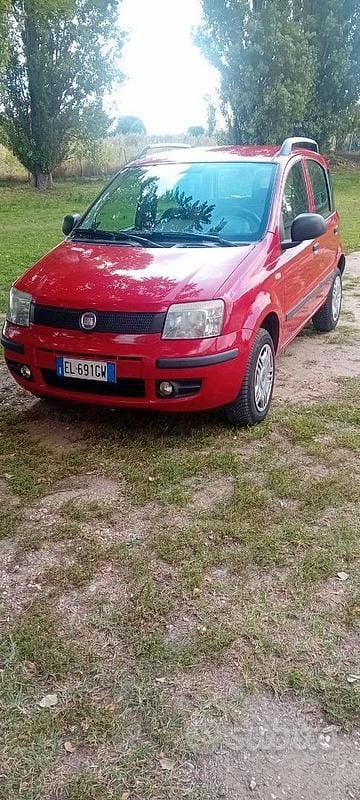 Usata Fiat Panda 2011 Rosso Utilitaria