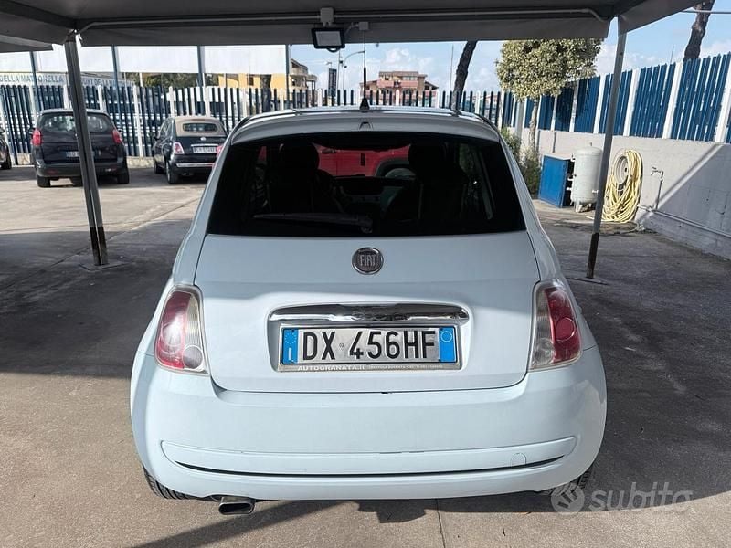 Usata Fiat 500 75 CV (55 kW) 2009 Blu Cabrio