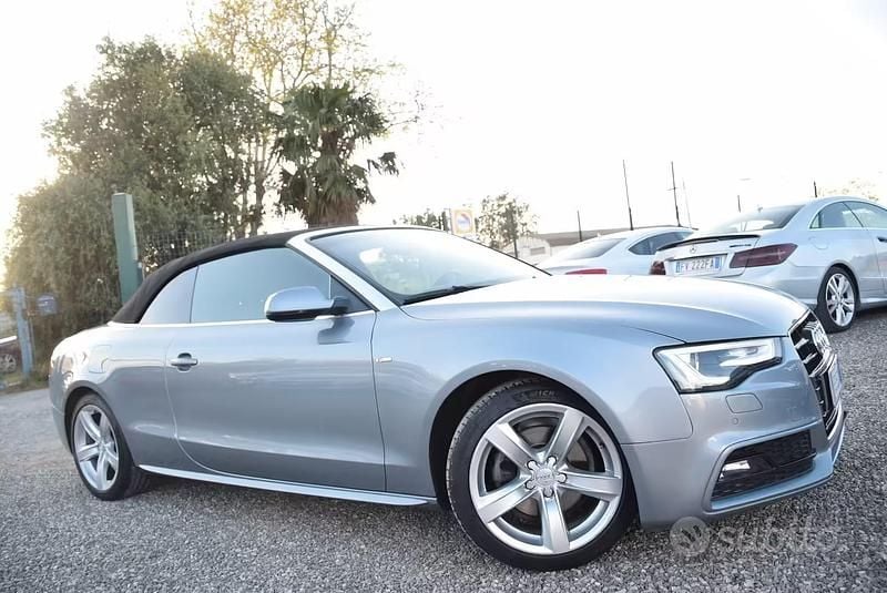 Usata Audi A5 Cabriolet Advanced 190 CV (139 kW) 2016 Grigio Cabrio