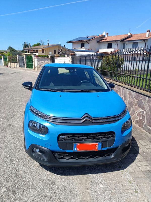 Usata Citroën C3 Feel 82 CV (60 kW) 2017 Blu/azzurro Utilitaria