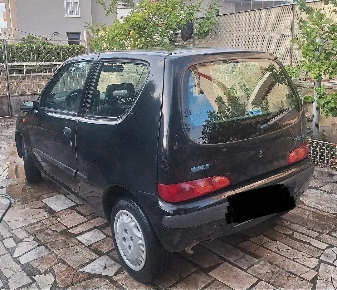 Usata Fiat 600 1998 Nero Utilitaria