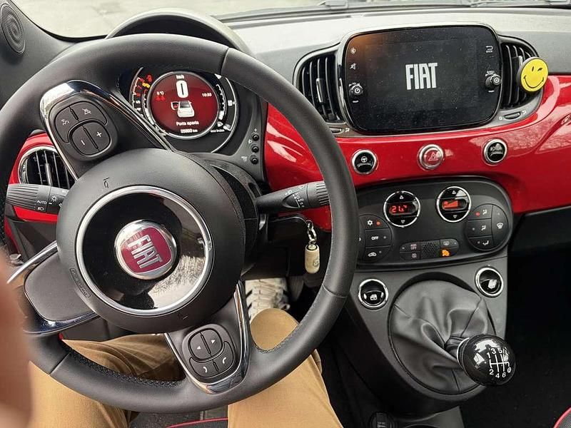 Usata Fiat 500C Red 69 CV (50 kW) 2024 Cabrio