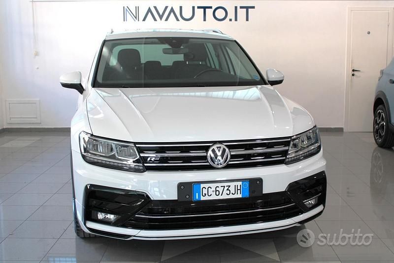 Usata VW Tiguan R-line 150 CV (110 kW) 2020 Bianco SUV