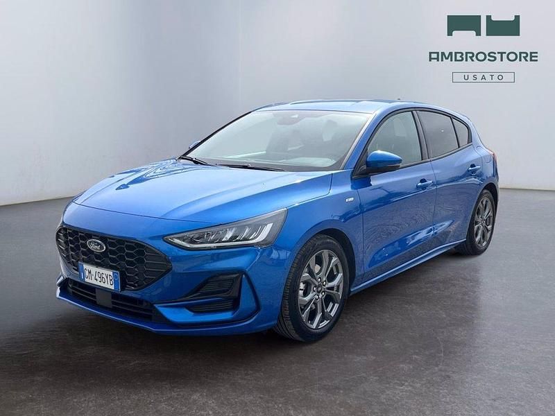Usata Ford Focus ST-Line X 125 CV (91 kW) 2023 Desert island blue Berlina