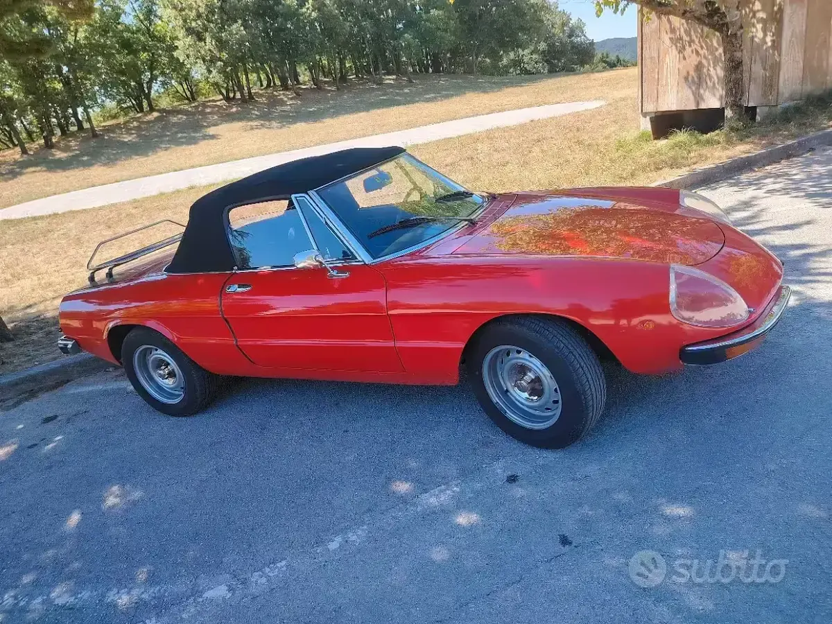 Usata Alfa Romeo 2000 1970 Rosso Cabrio