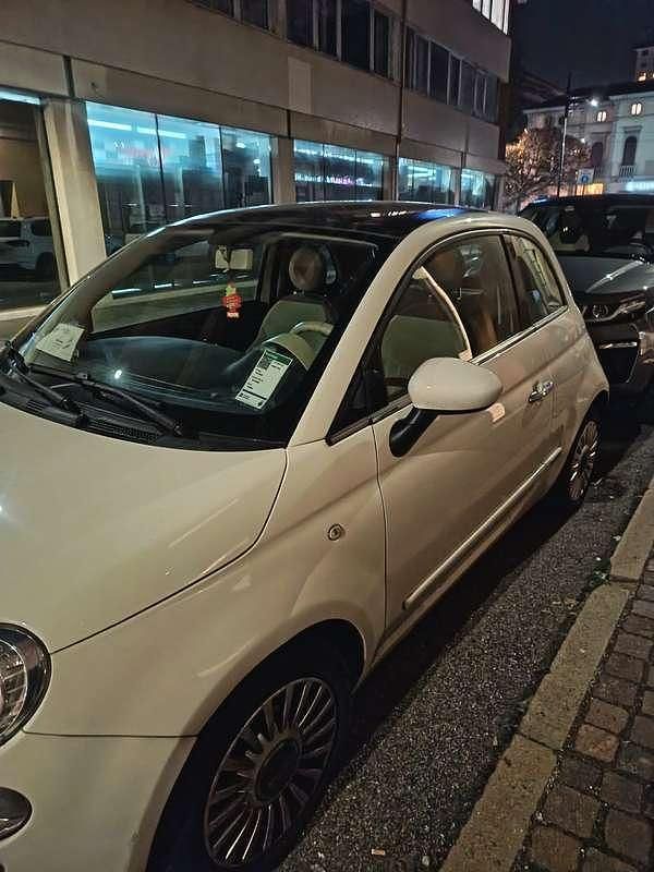 Usata Fiat 500 Lounge 69 CV (50 kW) 2013 Bianco Utilitaria