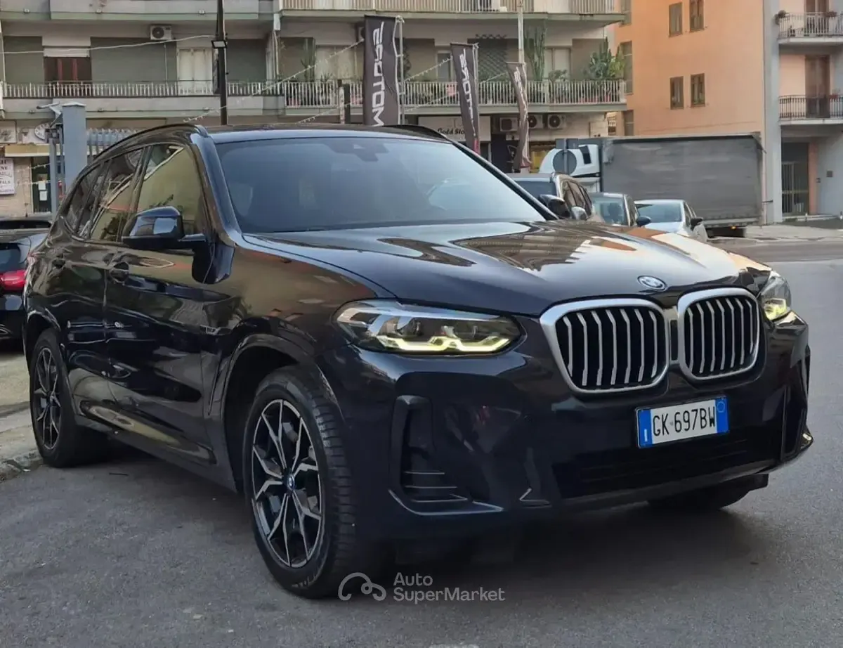 Usata BMW X3 M Sport 254 CV (186 kW) 2022 Nero SUV