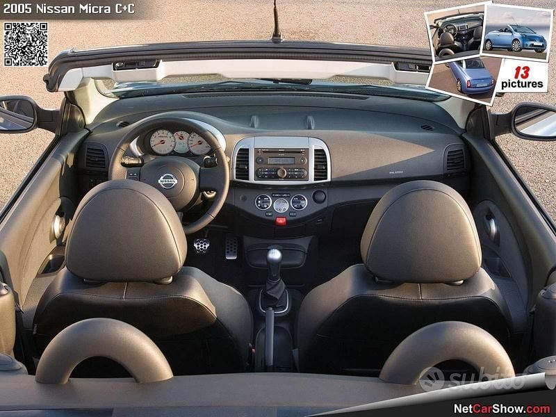 Usata Nissan Micra 2009 Nero Cabrio