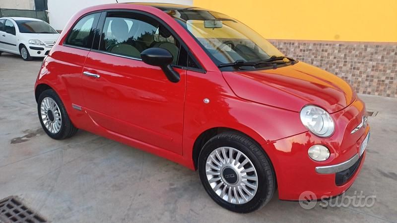 Usata Fiat 500 69 CV (50 kW) 2008 Rosso Berlina