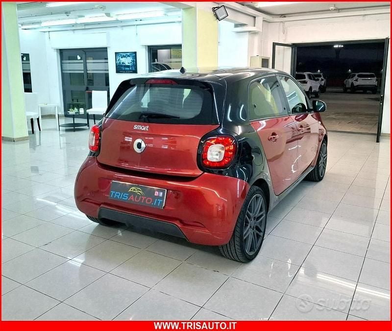 Usata Smart ForFour Brabus 91 CV (66 kW) 2019 Rosso Utilitaria