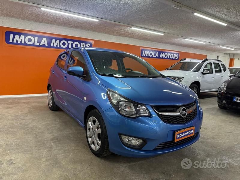 Usata Opel Karl Cosmo 75 CV (55 kW) 2015 Blu Utilitaria
