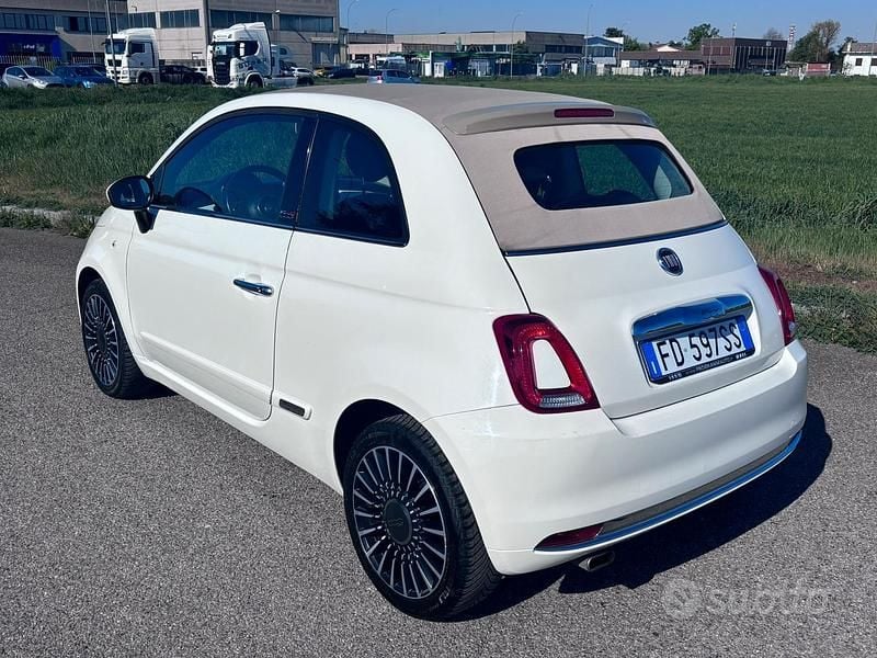 Usata Fiat 500C 69 CV (50 kW) 2016 Bianco Cabrio