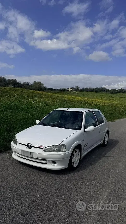 Usata Peugeot 106 101 CV (74 kW) 1996 Bianco Utilitaria