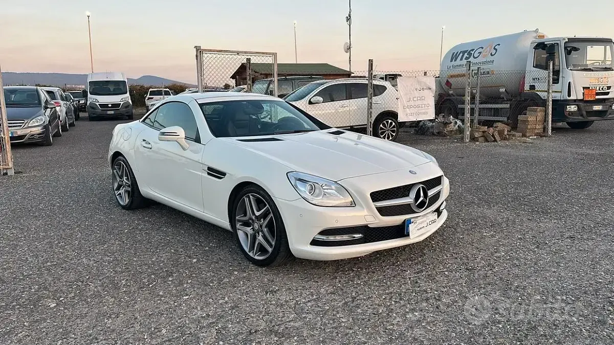 Usata Mercedes SLK250 Premium 204 CV (150 kW) 2013 Bianco Cabrio