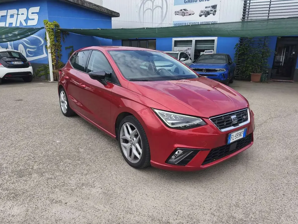 Usata Seat Ibiza FR 95 CV (69 kW) 2018 Rosso Utilitaria
