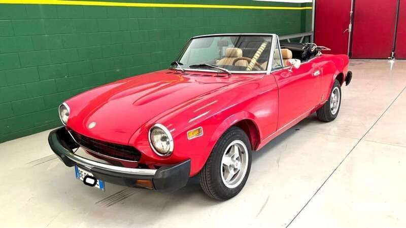 Usata Fiat 124 Spider 111 CV (81 kW) 1978 Rosso Cabrio