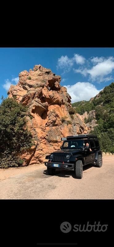 Usata Jeep Wrangler Unlimited 200 CV (147 kW) 2013 Nero SUV