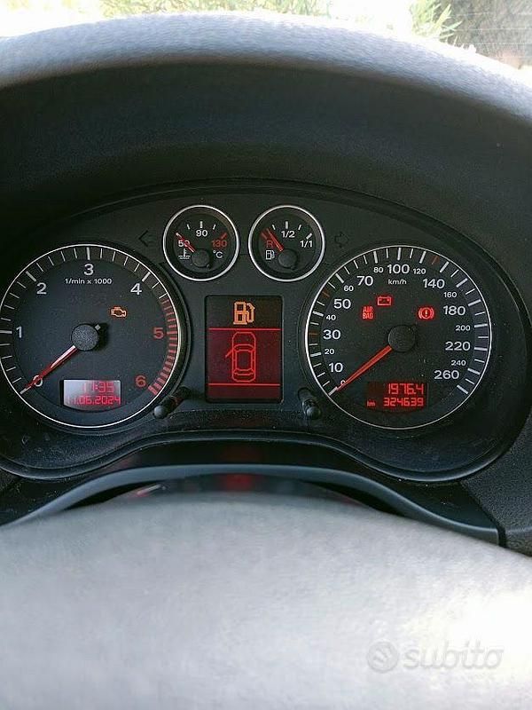 Usata Audi A3 170 CV (125 kW) 2006 Nero Utilitaria