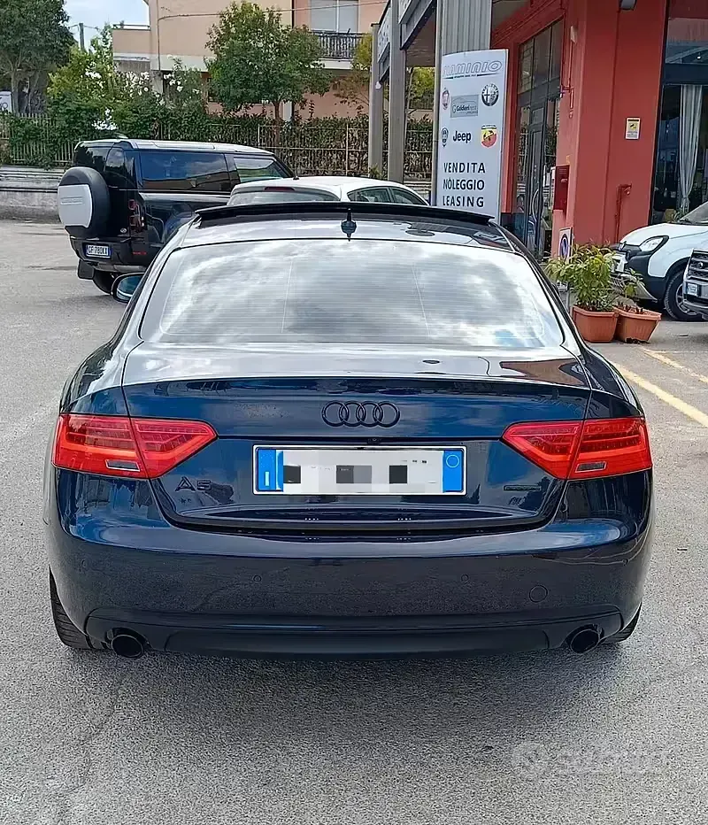 Usata Audi A5 245 CV (180 kW) 2015 Blu Coupé