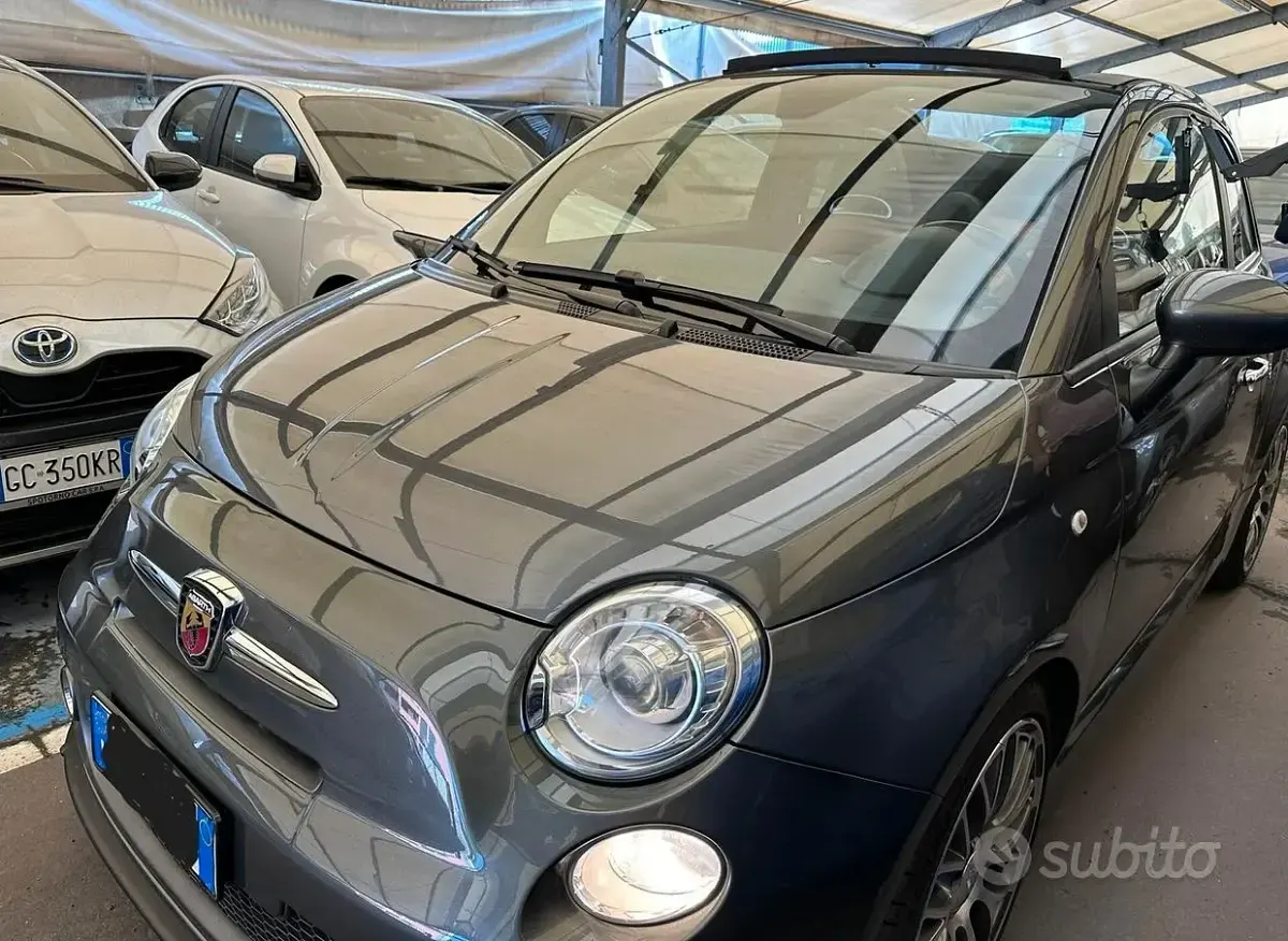 Usata Abarth 595C Turismo 160 CV (117 kW) 2016 Grigio Cabrio