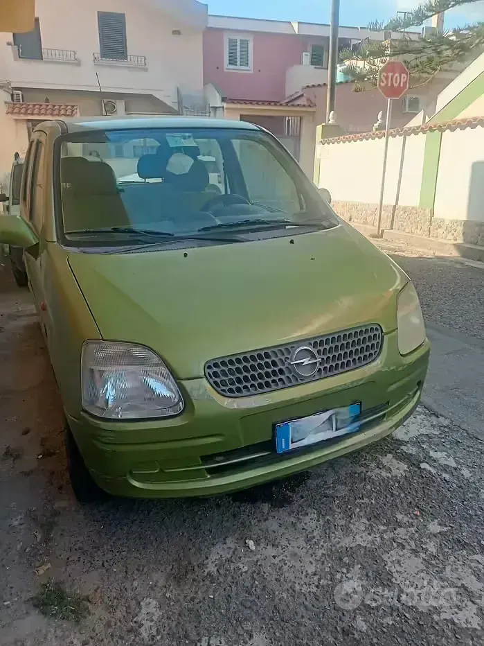 Usata Opel Agila 58 CV (42 kW) 2000 Verde Monovolume