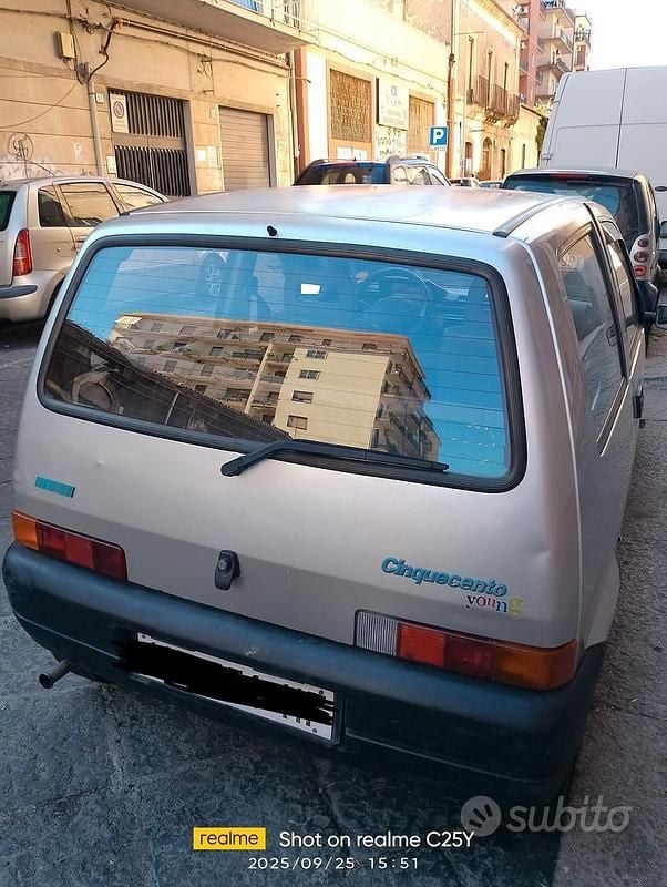 Usata Fiat 500 Young 1996 Grigio Berlina