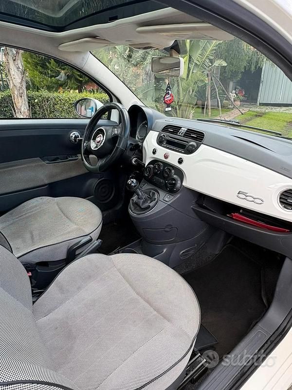 Usata Fiat 500 95 CV (69 kW) 2012 Bianco Utilitaria