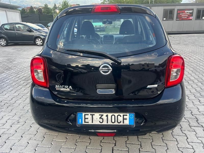 Usata Nissan Micra Visia 80 CV (58 kW) 2013 Nero Utilitaria