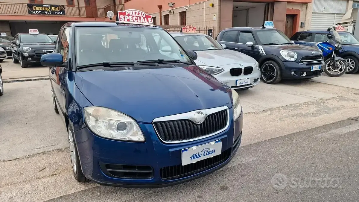 Usata Skoda Fabia Style 69 CV (50 kW) 2008 Blu Berlina