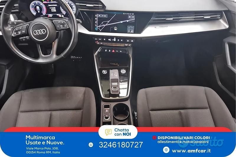 Usata Audi A3 S-Line 150 CV (110 kW) 2022 Nero Berlina