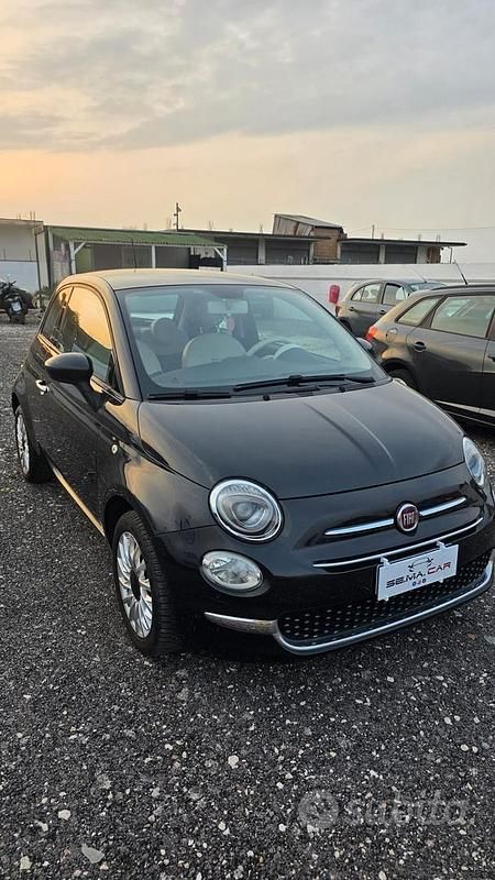 Usata Fiat 500 Lounge 69 CV (50 kW) 2016 Nero Utilitaria