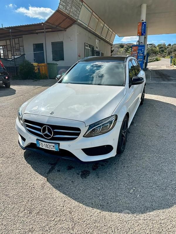Usata Mercedes C220 Premium 170 CV (125 kW) 2016 Bianco Station wagon