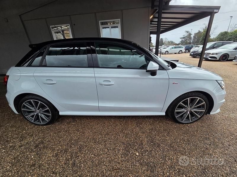 Usata Audi A1 S-Line 90 CV (66 kW) 2017 Bianco Utilitaria