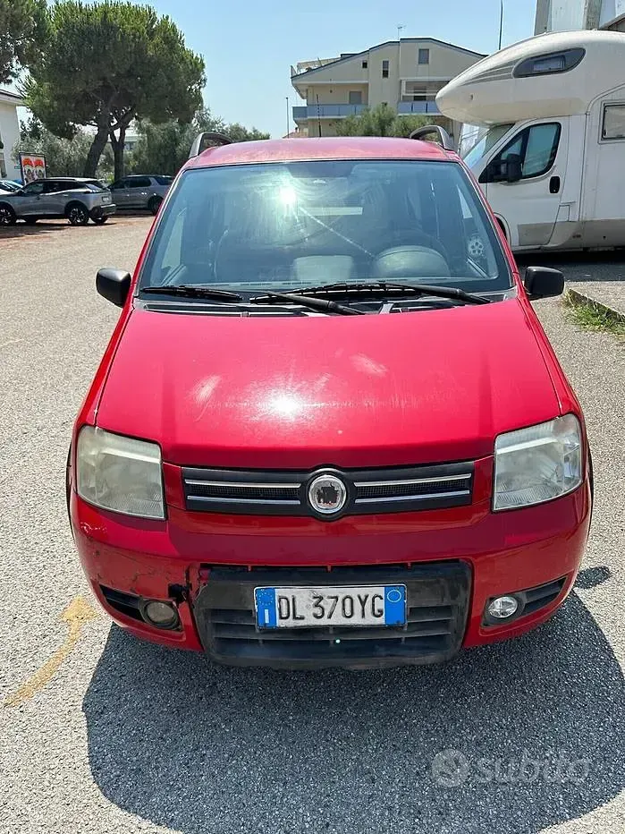Usata Fiat Panda 60 CV (44 kW) 2008 Rosso Utilitaria