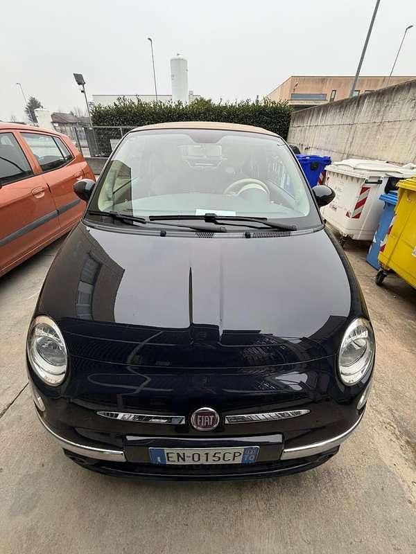Usata Fiat 500C Lounge 69 CV (50 kW) 2012 Blu/azzurro Cabrio