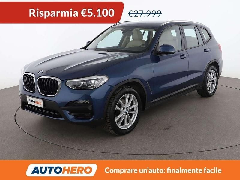 Usata BMW X3 Advantage 190 CV (139 kW) 2020 Blu/azzurro SUV