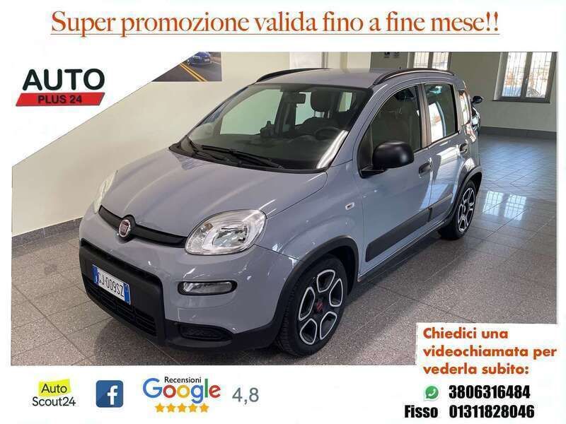 Grigio Usata 2022 Fiat Panda S Utilitaria | 7400 € (Super prezzo) - Immagine 1/4