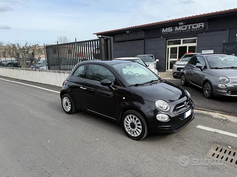 Usata Fiat 500 Lounge 69 CV (50 kW) 2018 Nero Utilitaria